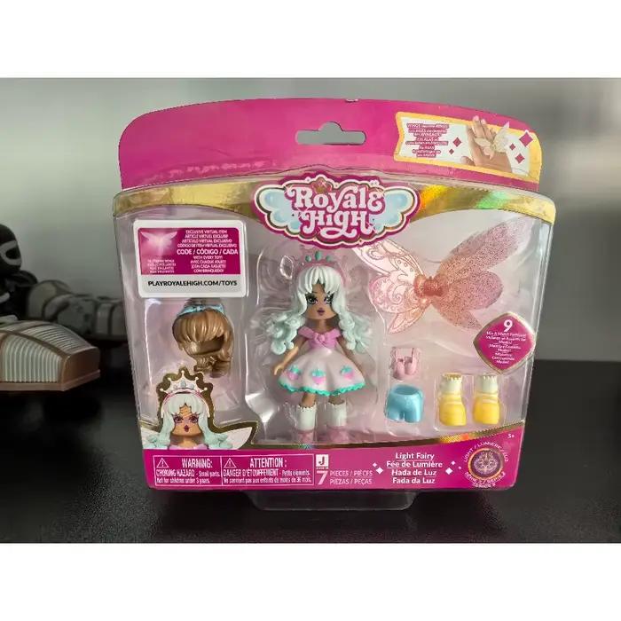 Figurine de mode royale High Fire Fairy avec code d'item virtuel, jouet de collection officiel sous licence pour les fans