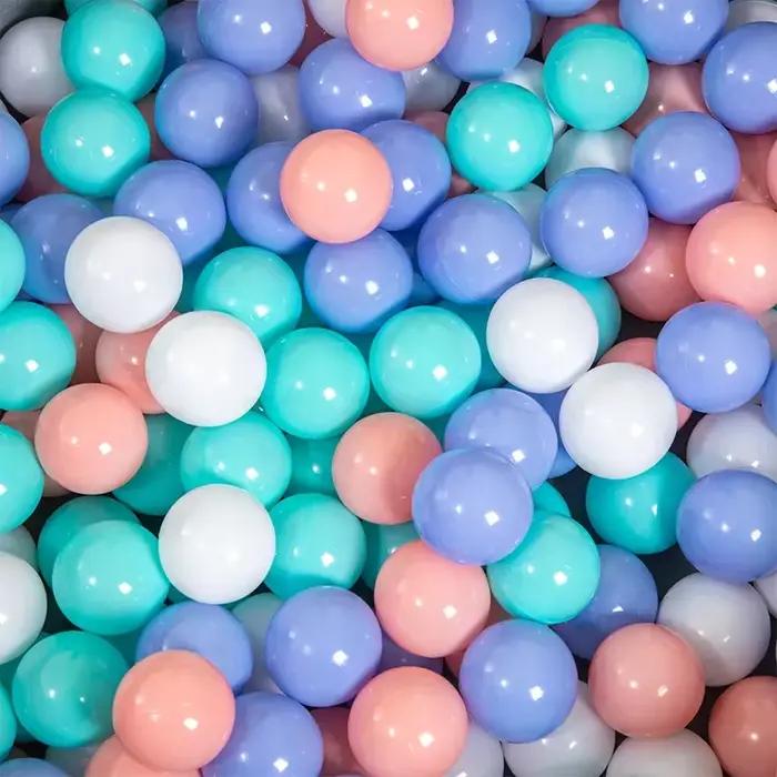 50pcs coloré amour étoile en plastique océan balle fosses écologique drôle bébé enfant nager fosse jouer jouet piscine