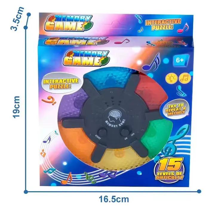 Tourner la concentration et les compétences de réaction! Jeu de mémoire LED portable avec effets sonores amusants + mode bataille multijoueur