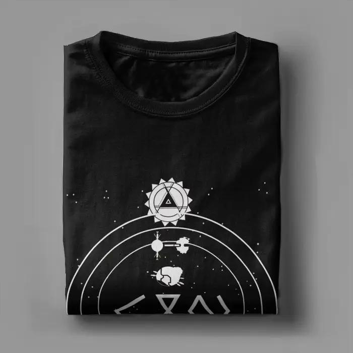 Outer Wilds T-shirts détaillés pour hommes et femmes, t-shirts amusants en coton, col rond, manches courtes, vêtements 6XL