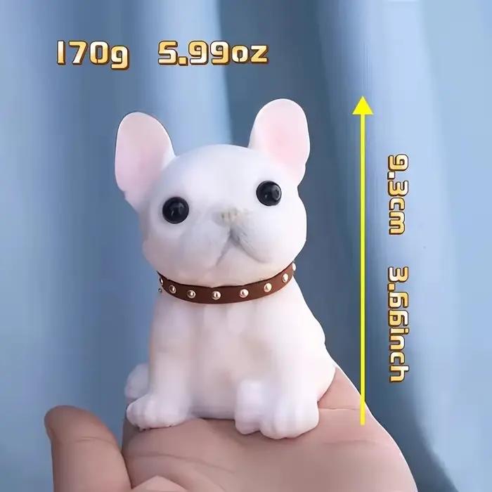 Squishy chiot Animal presser jouet enfants doux pincement bouledogue carlin Pop Fidget jouets chien bureau décor jeux de divertissement cadeau