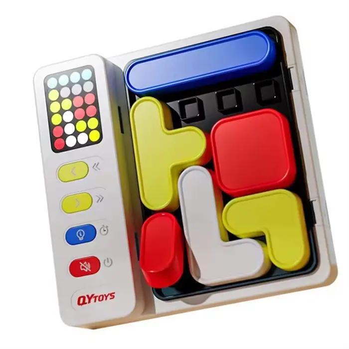 QiYI Smart Klotsk Puzzle logique cerveau Teaser série Huarong route jeu de société début éducatif éclairant jouets enfants cadeau
