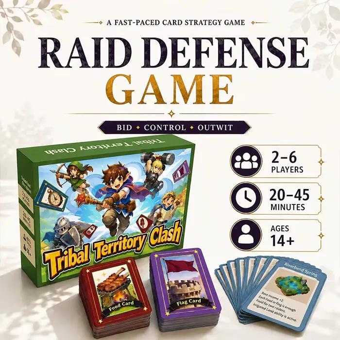 Jeu de cartes de gestion des ressources pour 2 à 6 joueurs