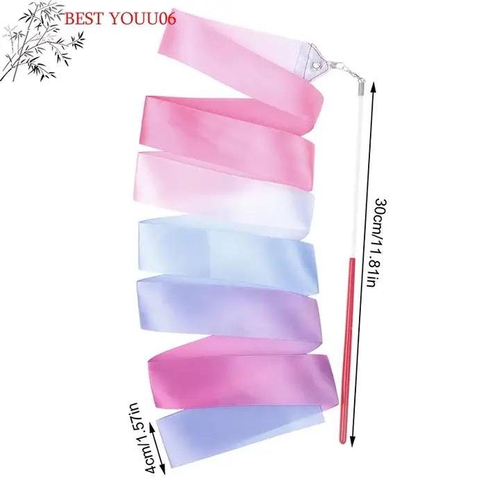 (YOUU06) Rubans de danse de 2 m pour gymnastique rythmique