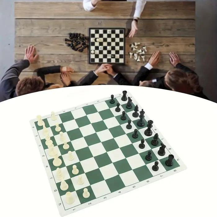 Echiquier Géant 50CM 32 Pieces d'Echecs Taille du Roi 9.5cm Boite de Rangement Occasions Speciales Familiales Amicales