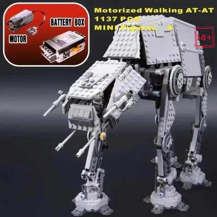 2026 Empire 1267 pièces Blocs de construction modèle de Walker motorisé AT-AT de l'assaut de l'armée de Snowtroopers de la bataille de Hoth, inspiré du film et du jeu Star Wars, Cadeaux d'anniversaire