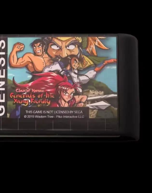 Clan Of Heroes - Cartouche de jeu généraux de la famille Yang MD 16 bits pour MegaDrive