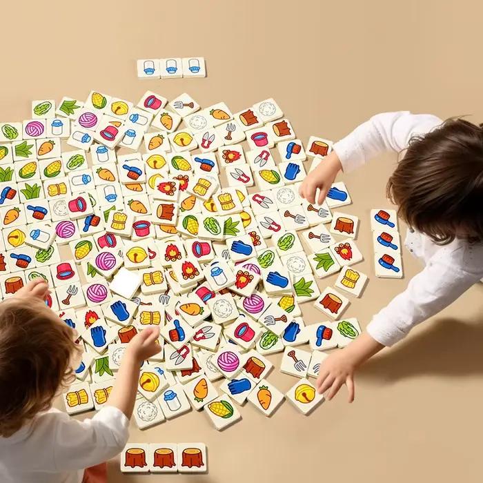 Jeu de société en bois La Moutonnette jeu de cartes multijoueur pour enfants et adultes entraînement à la réflexion et divertissement familial occasions spéciales anniversaire fête famille