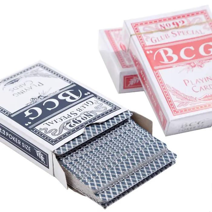Casino Poker carte à jouer magique 52 + 2 Joker Deck cartes