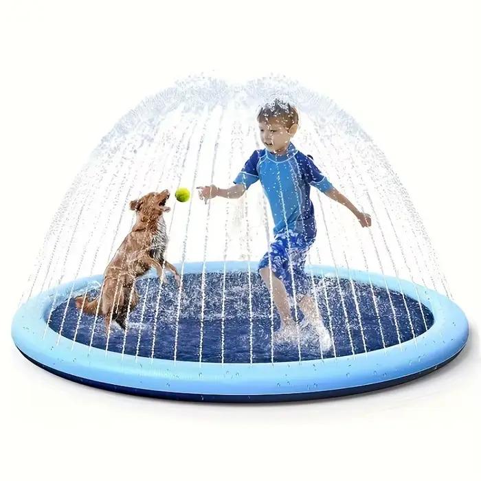 Grand tapis de jeu aquatique gonflable 170×180cm