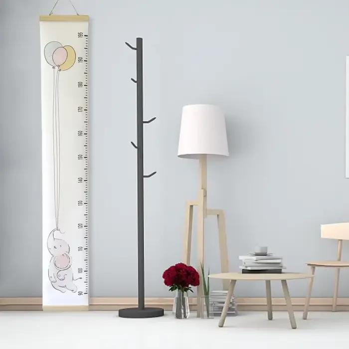 Tableau de croissance des enfants avec cadre en bois