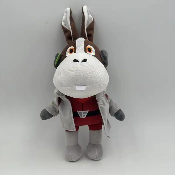 Peluches Game Star Fox : Figurines Anime Fox McCloud et Peppy Hare – Jouets en Peluche Doux pour Enfants