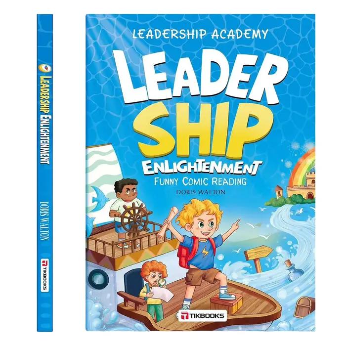 Cahier de travail sur le thème du leadership, bandes dessinées éducatives pour développer les compétences de communication des enfants, livres de leadership pour enfants