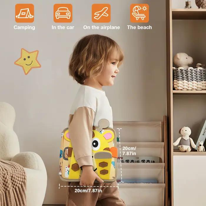 Jouets Montessori, livre occupé pour enfants, forme de couleur, Cognition animale, jouets d'éducation précoce, chiot, livre silencieux, jouets à motricité Fine