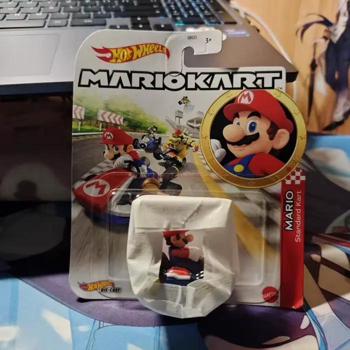 Nouvelle vente originale Hot Wheels Premium Super Mario Kart 1/64 voiture Miniature Mario Bros Hotwheels Mini modèle de voiture roues chaudes chariot