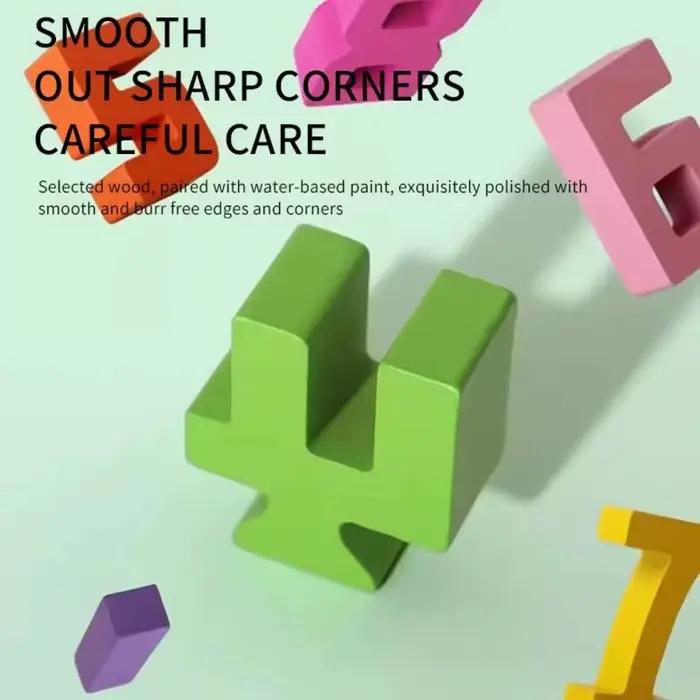 Blocs de construction numériques en plastique jeu d'équilibrage de particules grosses éducatives pour enfant occasion spéciale apprendre jouer assembler
