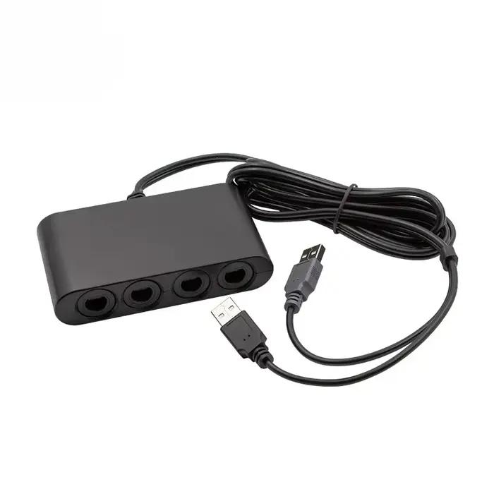 Adaptateur USB pour manettes Gamecube à 4 ports, compatible avec Nintendo Switch, Wii U / PC, prise en charge du dropshipping