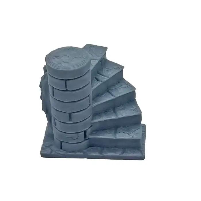 Terrain de jeu miniature Crypt Stairs Pathfinder Ruined Tomb Settlement pour Wargaming, D&D et jeux de rôle