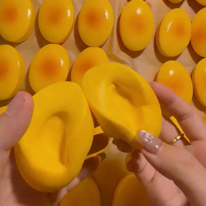 Jouet sensoriel anti-stress en forme de fromage, souple et à remontée lente, jouet anti-anxiété portable pour adultes