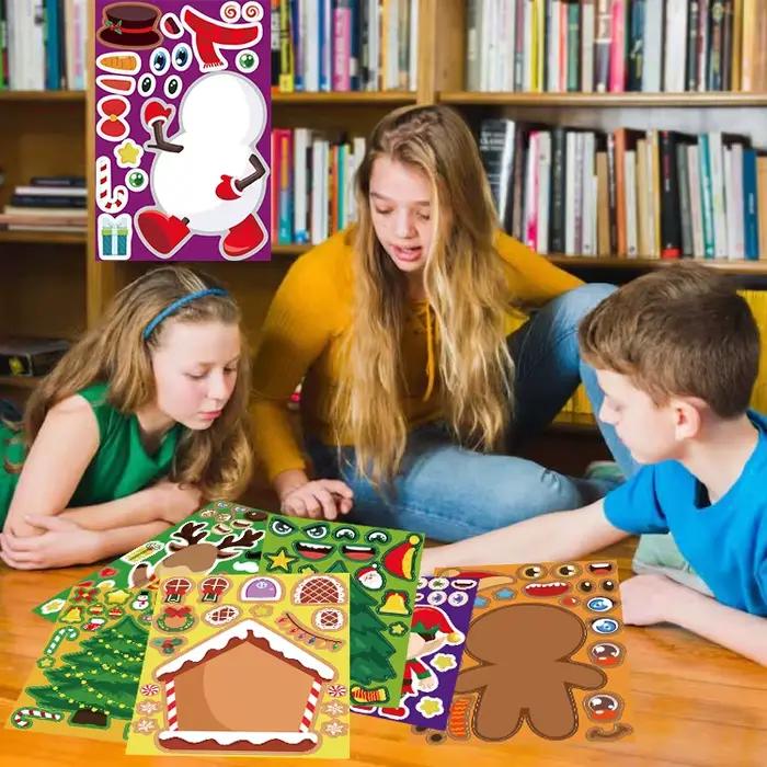 Autocollants de puzzle de Noël pour enfants