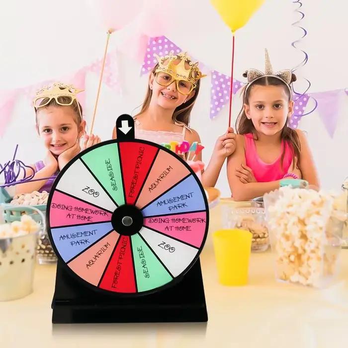 Jeu à boire à roue rotative avec support de base pour adultes