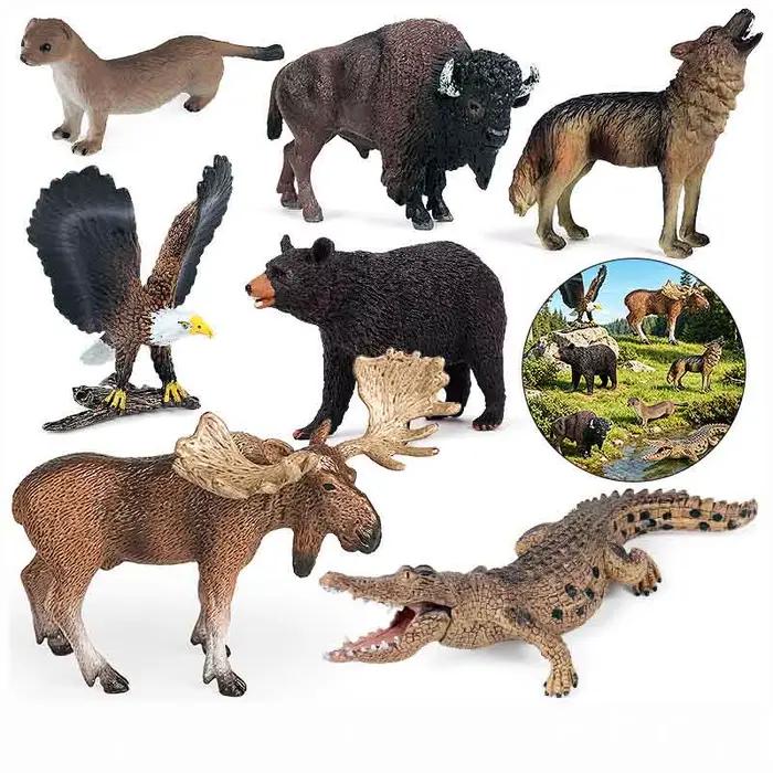 Figurines réalistes d'animaux sauvages : Élan