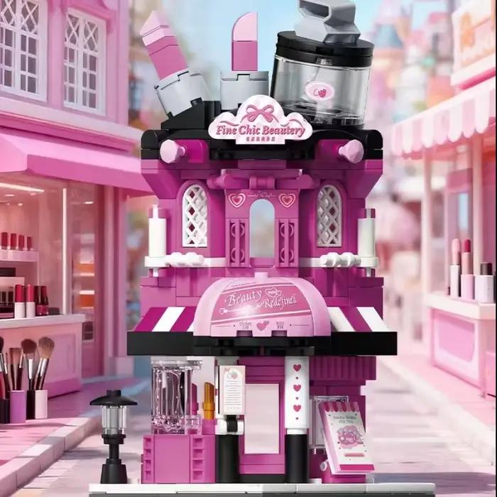 WeKKi Creative Park Street View Shop 5.0 Building Blocks The Merry Giftery Adorable Pet Store Toy Assembly Model Gift
