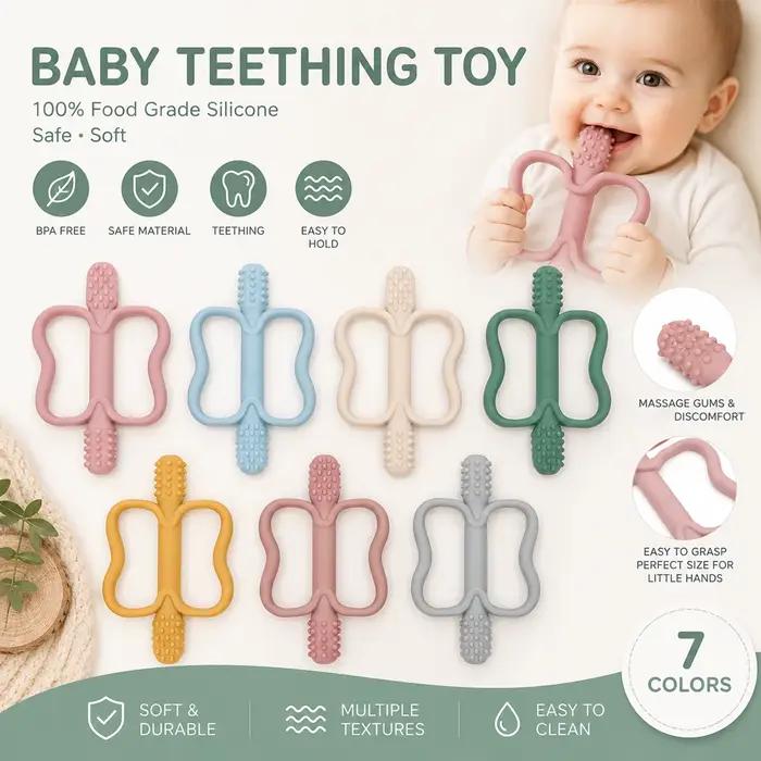 Jouet de dentition en silicone pour bébé