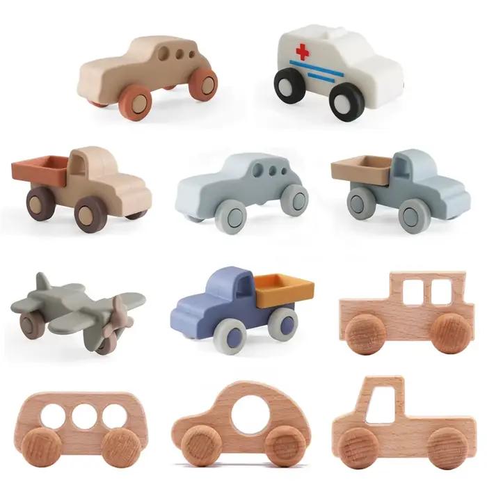 Jouets de dentition pour bébé en silicone sans BPA