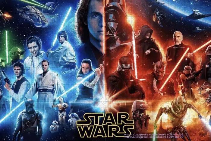 Star Wars Puzzle 108/200/300/500/1000/1500 pièces Puzzles d'intelligence pour enfants et adultes