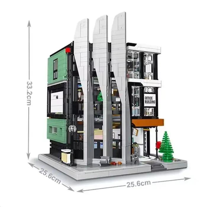 Ensemble de blocs de construction MOC pour immeuble de bureaux