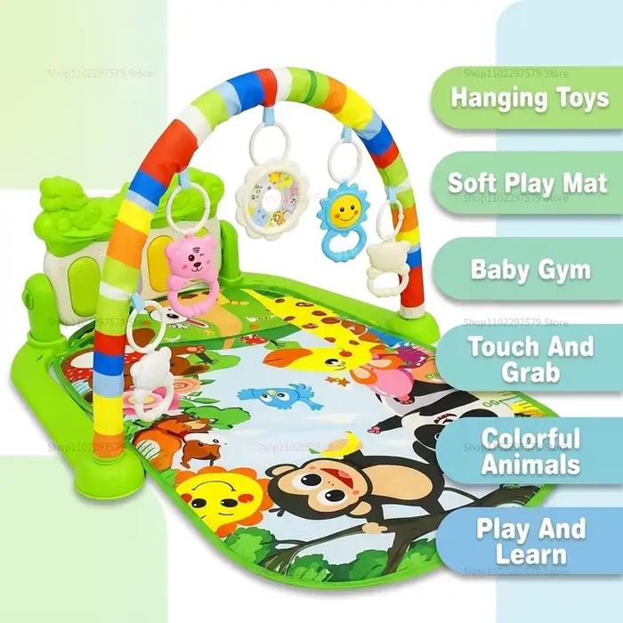 Tapis d'éveil musical 2026 pour bébés et tout-petits (0-36 mois) – Centre d'activités musicales pour l'apprentissage précoce et le développement sensoriel – Cadeau idéal