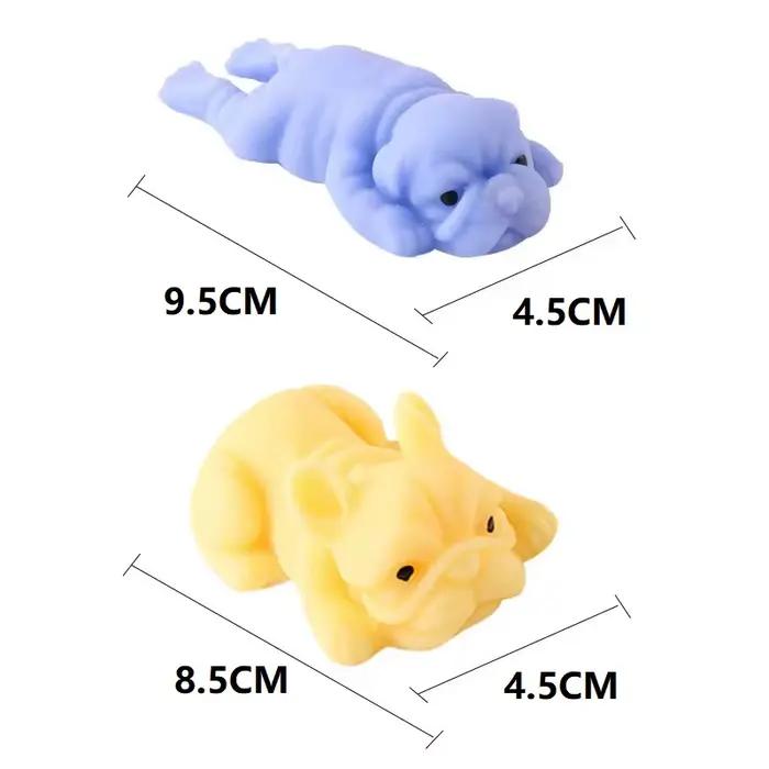 Squishy chiens Anime Fidget jouets Puzzle Simulation créative décompression jouet Kawaii chien anti-Stress jouets fête cadeaux de vacances