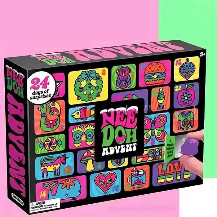 Nouveau Calendrier de l'Avent Needoh 2026 – Cadeau pour Enfants – Compte à Rebours de 24 Jours pour le Nouvel An – Boîte Mystère pour Famille et Amis – Jouet de Fête