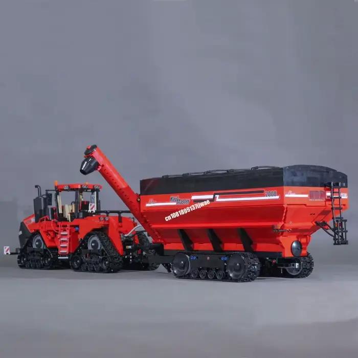 MOC RC Farm QuadTrac 620 tracteur et Elmer HaulMaster 2000 benne remorque bricolage idées créatives technologie jouet assemblage Puzzle cadeau