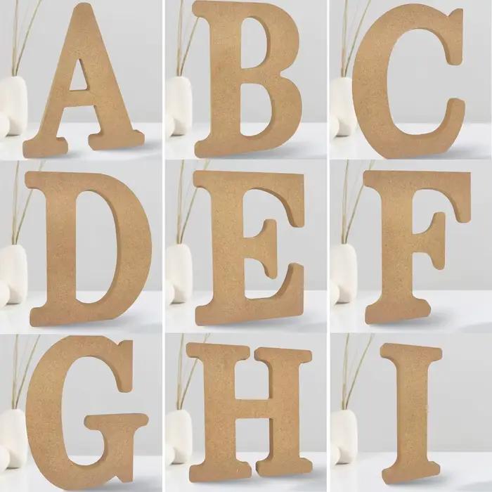 Lettres en bois designables de 8 pouces