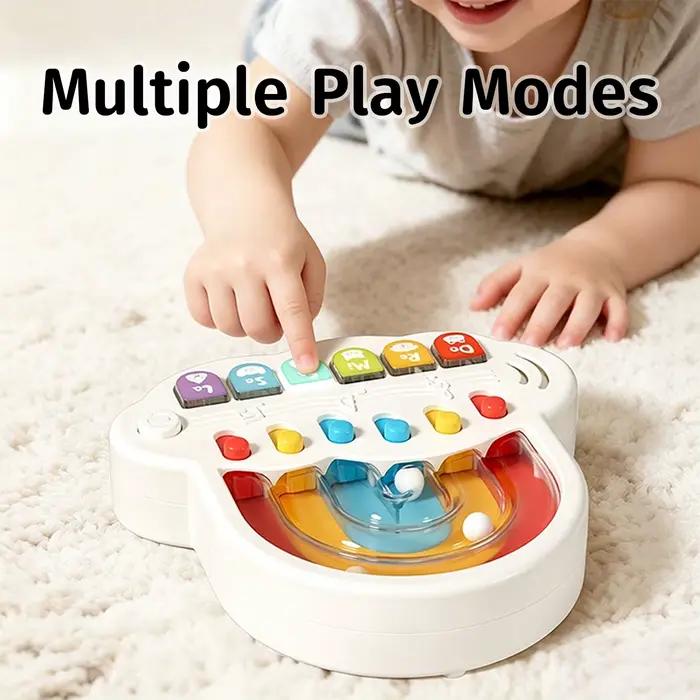 Mini Piano Musical Nuage Cartoon - Jouet Éducatif pour le Développement de la Petite Enfance. Disponible en plusieurs modes avec une gameplay amusante.