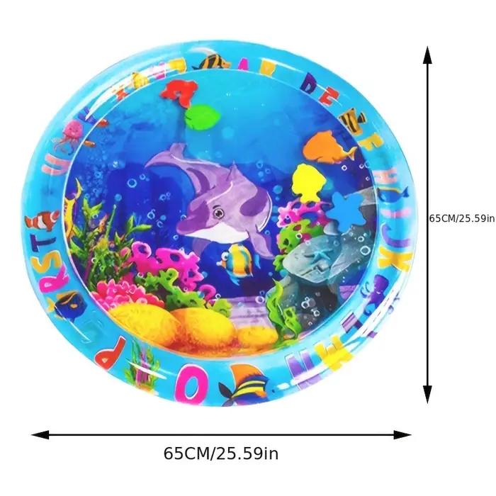 Nouveau tapis de jeu d'eau rond en PVC pour bébé