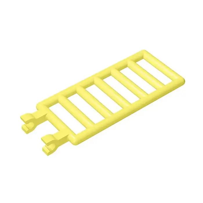 [24 pièces]【50g】 6020 7x3 Clôture trapézoïdale simple face avec pince, blocs de taille standard, pièces de création MOC DIY.