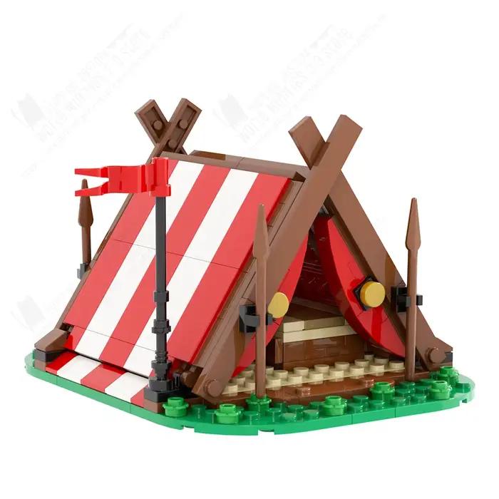 MOOXI Military Series Medieval Architecture House Battle Model MOC Bricks DIY Assembled Building Blocks Toys For Boy Adults Gift