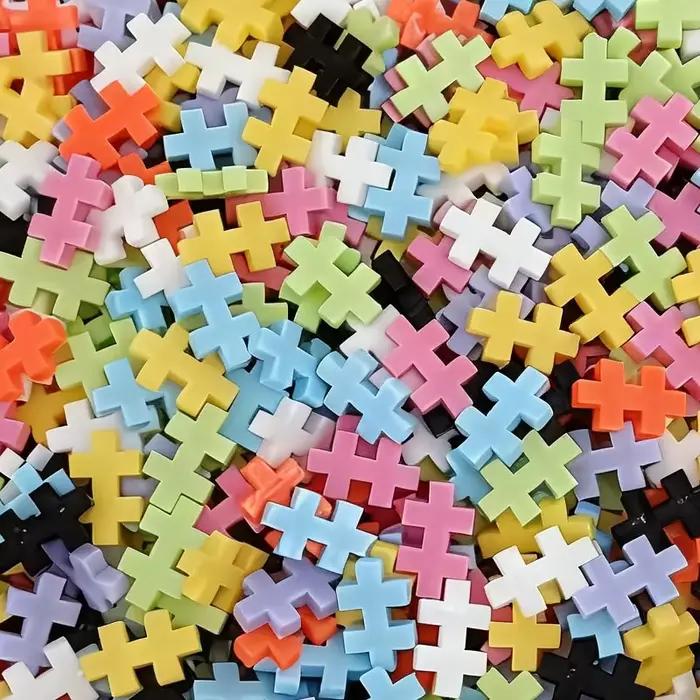 500/1000 pièces blocs de construction Pack ville briques classiques Plus