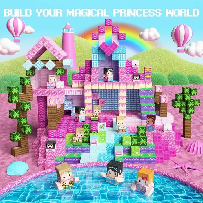 Blocs de construction magnétiques Mine World