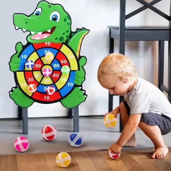 Jeu de fléchettes Montessori avec cible de tir