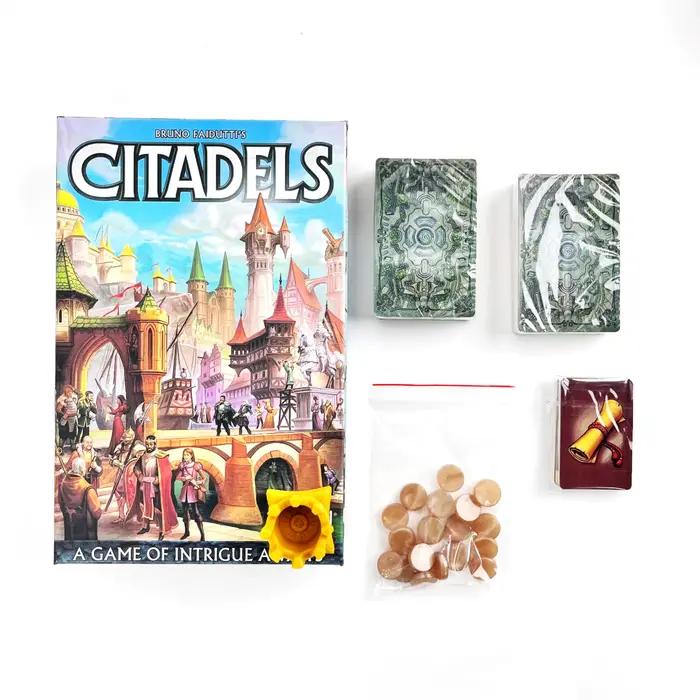 Jeu de société Citadels Deluxe Edition – Jeu de cartes de stratégie classique haut de gamme