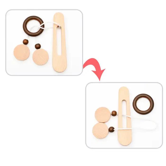 Jouets de décompression en bois