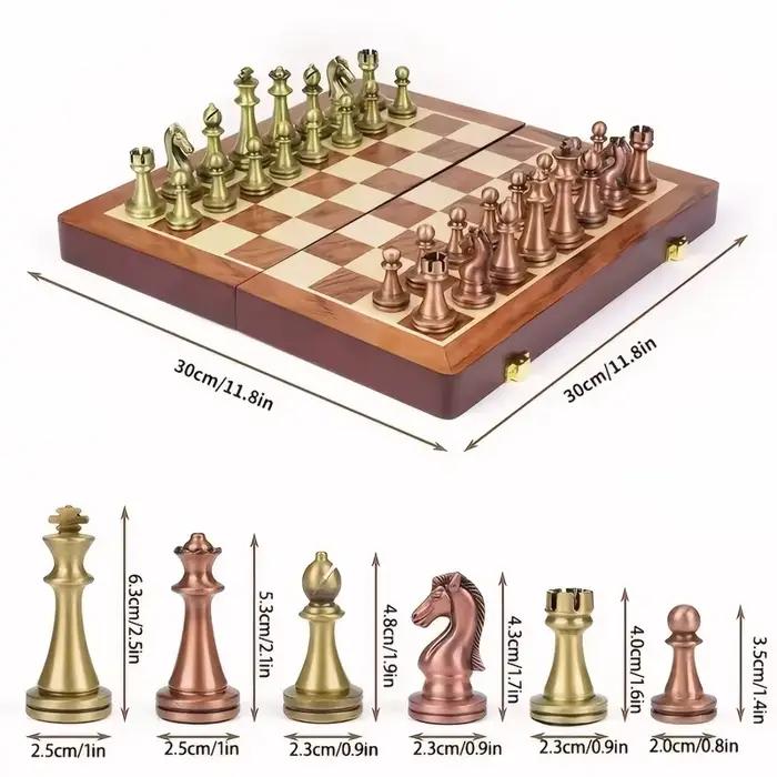 Jeu d'échecs haut de gamme 30cm/11.8 pouces