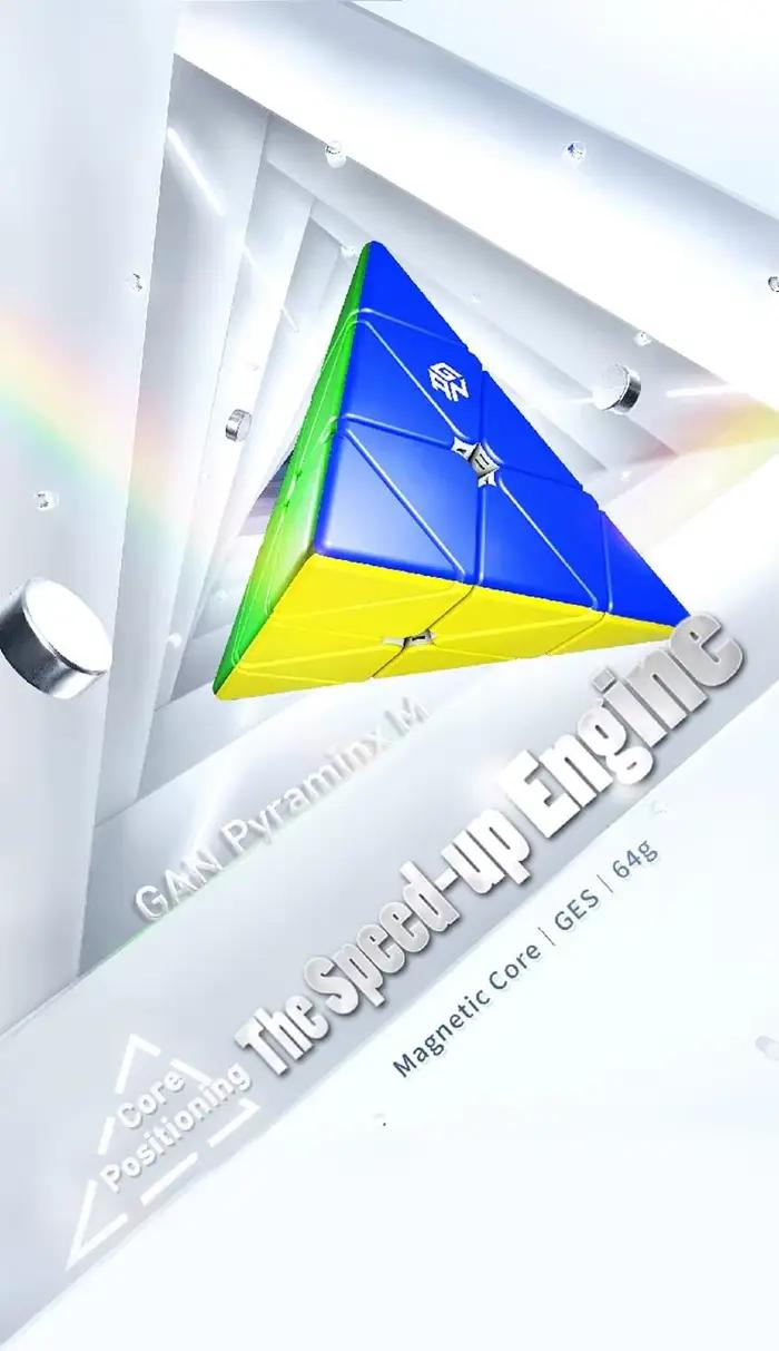 GAN cube 3x3x3 Magnétique Pyramide Magique