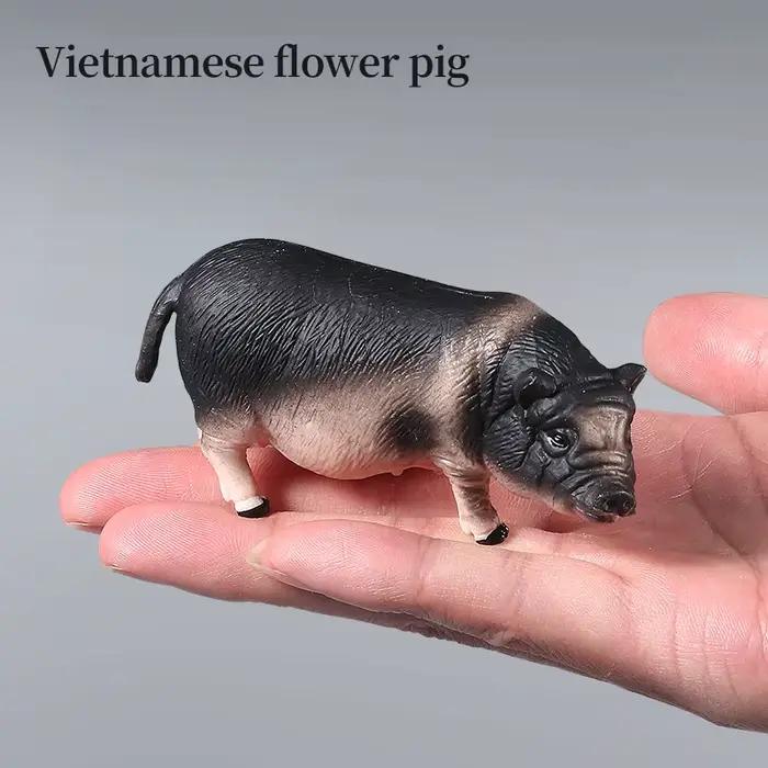 Ensemble de Figurines d'Animaux de Ferme Avicole Jouets Éducatifs pour Enfants Décoration Occasion Spéciale Noël Nouvel An