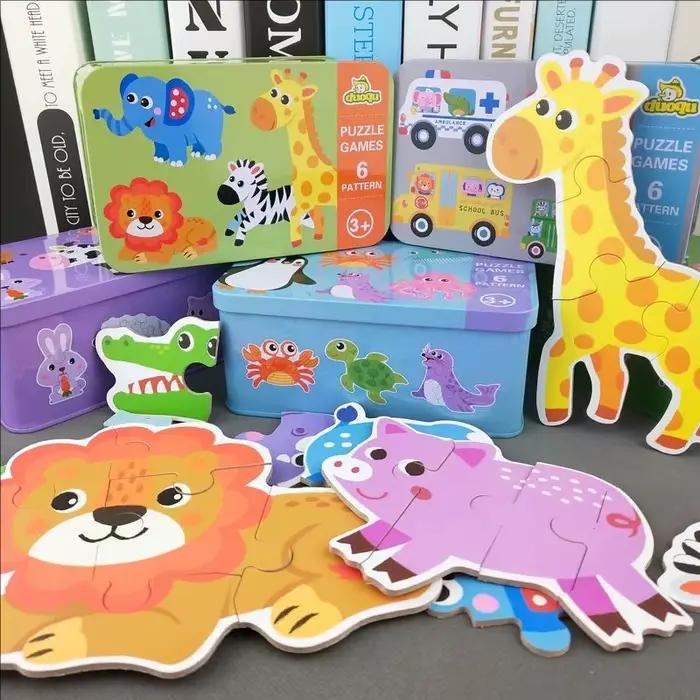 Puzzles d'animaux pour les tout-petits de 1
