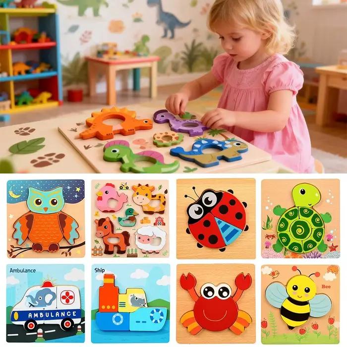 Nouveaux puzzles en bois 3D